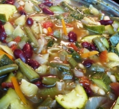 Рецепт как приготовить быстрый овощной суп МИНЕСТРОНЕ.
